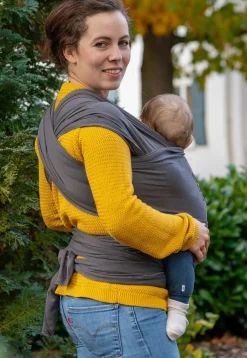 Manduca Bæreseler, Strækvikler & Bærestole-Sling Strækvikle, Slate