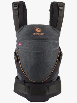 Bæreseler, Strækvikler & Bærestole|Manduca XT Cotton Bæresele, Denimblack-Toffee Sort