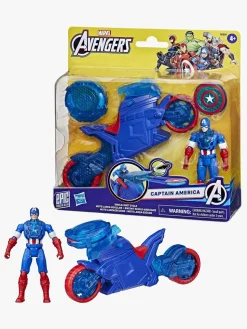 Legetøjsfigurer|MarvelAvengers Marvel Avengers Captain America Actionfigur Shield-Shot Cycle