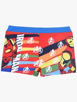 Undertøj|MarvelAvengers Marvel Avengers Classic Badeshorts, Blue Flerfarvet