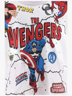 Børn MarvelAvengers Tøj- & Gavesæt-Marvel Avengers Classic Tøjsæt, Light Grey