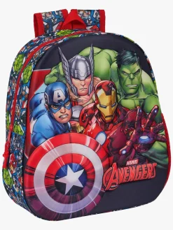 Børn MarvelAvengers Tasker-Marvel Avengers 3D Rygsæk 8.5L, Sort/Rød