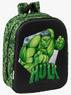 Børn MarvelAvengers Tasker-Marvel Avengers Den Fantastiske Hulk 3D Mini Rygsæk 6L, Blå/Grøn