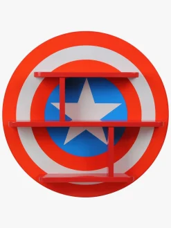 Børnemøbler|MarvelCaptainAmerica Marvel Captain America Hylde, Multifarvet