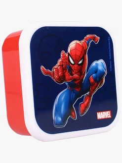 Spisetid|Spiderman Marvel Spider-Man 3 in 1 Madkasse Let's Eat!, Navy