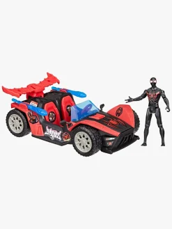 Legetøjsfigurer|MarvelSpiderMan Marvel Spider-Man Epic World of Actionfigur med Bil - Miles Morales Remix Blast-Racer