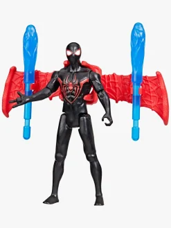 Legetøjsfigurer|MarvelSpiderMan Marvel Spider-Man Epic World of Actionfigur med Bil - Miles Morales Remix Blast-Racer