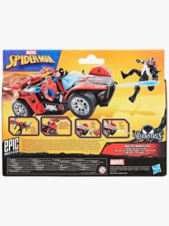 Legetøjsfigurer|MarvelSpiderMan Marvel Spider-Man Epic World of Actionfigur med Bil - Miles Morales Remix Blast-Racer