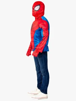 Kostumer & Udklædning|MarvelSpiderMan Marvel Spider-Man Kostume Overdel med Maske