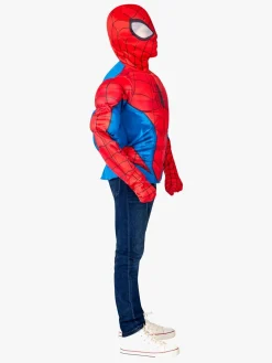 Kostumer & Udklædning|MarvelSpiderMan Marvel Spider-Man Kostume Overdel med Maske