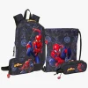 Tasker|Spiderman Marvel Spider-Man Mini Rygsæk 8,5L, Gymnastikpose, Køletaske & Penalhus, Attack