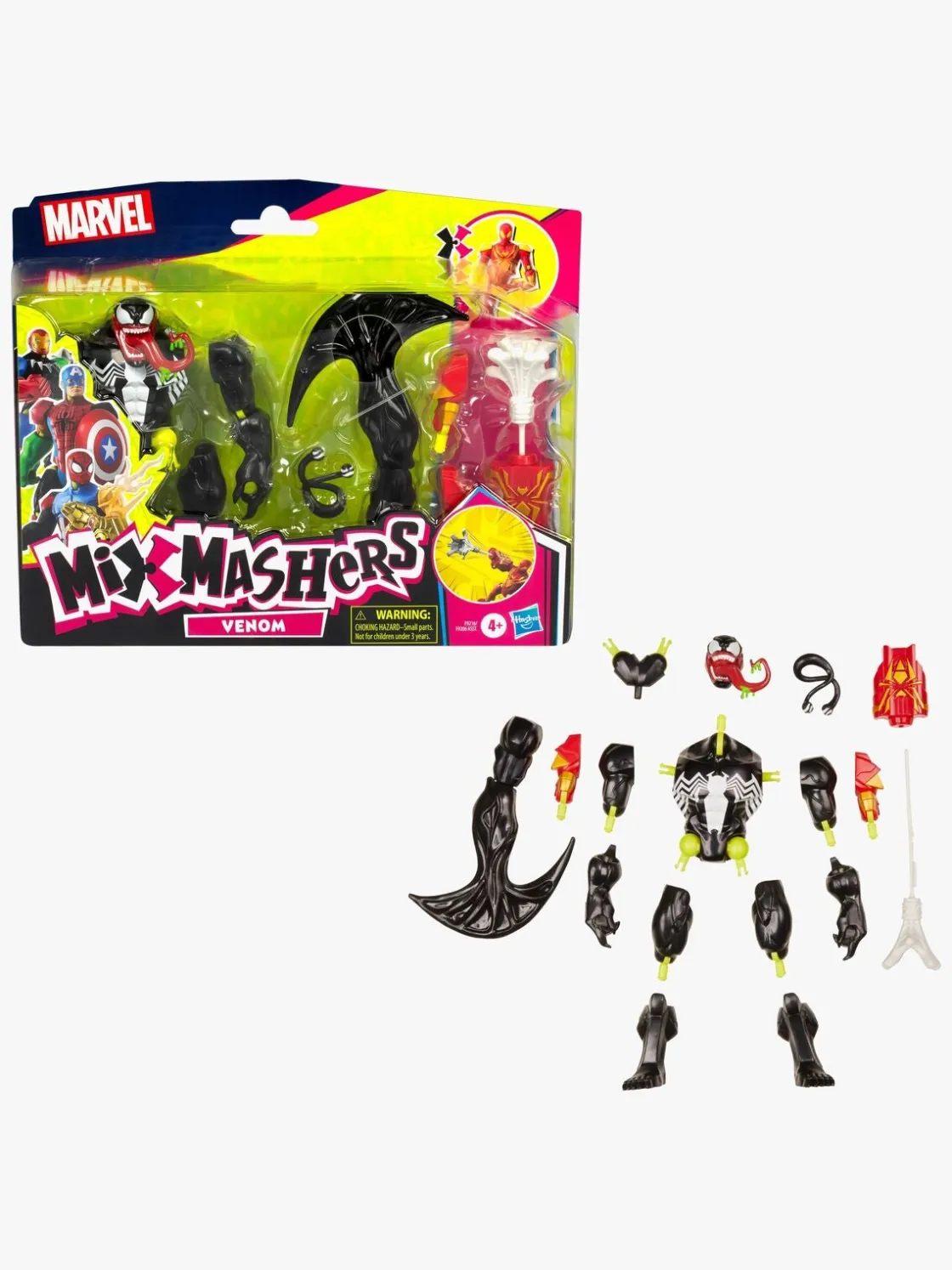 Legetøjsfigurer|MarvelSpiderMan Marvel Spider-Man Mixmashers Figur Venom Delux Flerfarvet