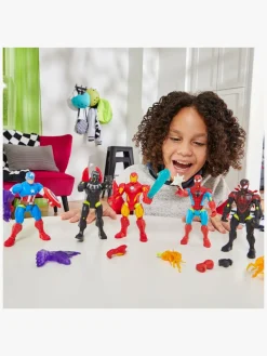 MarvelSpiderMan Legetøjsfigurer-Marvel Spider-Man Mixmashers Figur Iron Spider Delux