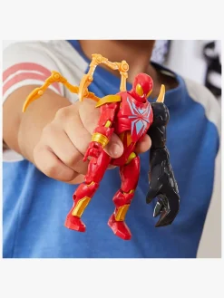 MarvelSpiderMan Legetøjsfigurer-Marvel Spider-Man Mixmashers Figur Iron Spider Delux