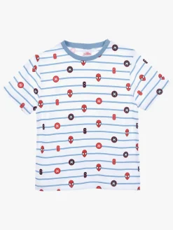 Børn MarvelSpiderMan Overdele-Marvel Spider-Man T-shirt, Blå