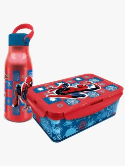 Spisetid|MarvelSpiderMan Marvel Spiderman Madkasse og Flaske, Red