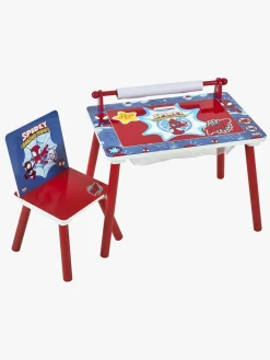Børnemøbler|SpideyandFriends Marvel Spidey & His Amazing Friends Skrivebord med Stol, Rød