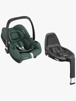 Autostole 0-13 Kg|MaxiCosi Maxi-Cosi Cabriofix I-Size Autostol Baby inkl. FamilyFix 3 Base, Essential Green