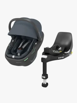 Autostole 0-13 Kg|MaxiCosi Maxi-Cosi Coral 360 Autostol Baby inkl. FamilyFix 360 Base, Essential Graphite