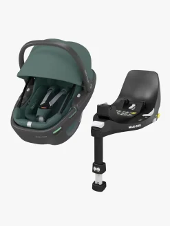 MaxiCosi Autostole 0-13 Kg-Maxi-Cosi Coral 360 Autostol Baby inkl. FamilyFix 360 Base, Essential Green