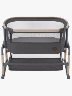 Børnesenge & Tilbehør|MaxiCosi Maxi-Cosi Iora Air Bedside Crib, Beyond Graphite Grå