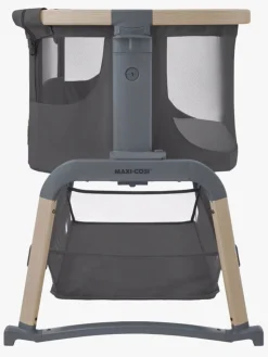 Børnesenge & Tilbehør|MaxiCosi Maxi-Cosi Iora Air Bedside Crib, Beyond Graphite Grå