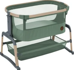 Børn MaxiCosi Børnesenge & Tilbehør-Maxi-Cosi Iora Air Bedside Crib, Beyond Green