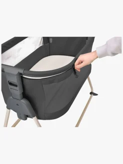 Børn MaxiCosi Børnesenge & Tilbehør-Maxi-Cosi Tori Beyond Bedside Crib, Graphite Eco