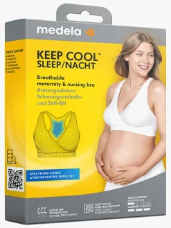 Tøj Til Mor|Medela Keep Cool Night Amme-BH, Hvid