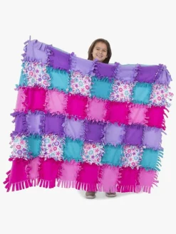 Kreativt Legetøj|MelissaDoug Melissa & Doug Fleecetæppe, Skabt af Mig Blomstret