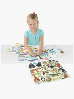 Kreativt Legetøj|MelissaDoug Melissa & Doug Genanvendelig Klistermærkebog Dyr Flerfarvet