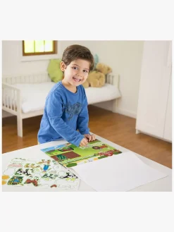 Kreativt Legetøj|MelissaDoug Melissa & Doug Genanvendelig Klistermærkebog Dyr Flerfarvet