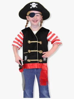 Kostumer & Udklædning|MelissaDoug Melissa & Doug Kostume Pirat Sort/Rød