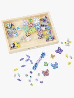 Kreativt Legetøj|MelissaDoug Melissa & Doug Perlesæt Butterfly Friends Lilla/Blå