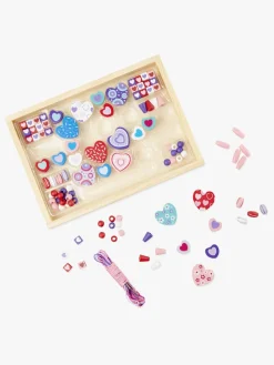 Kreativt Legetøj|MelissaDoug Melissa & Doug Perlesæt Sweet Hearts Lilla/Lyserød/Hvid/Flerfarvet
