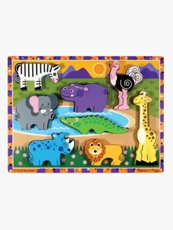 MelissaDoug Spil & Puslespil-Melissa & Doug Puslespil Zoo 8 Brikker