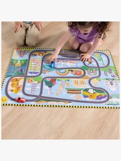 MelissaDoug Spil & Puslespil-Melissa & Doug Racerbane Gulvpuslespil & Legesæt 48 Brikker