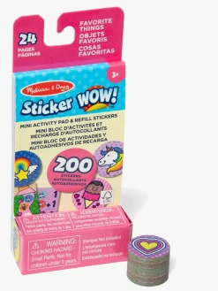 MelissaDoug Kreativt Legetøj-Melissa & Doug Sticker WOW! Refillpakke Enhjørning