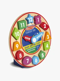 Spil & Puslespil|MelissaDoug Melissa & Doug Træpuslespil Lær Klokken