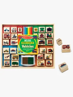 MelissaDoug Babylegetøj-Melissa & Doug Træstempelset Biler