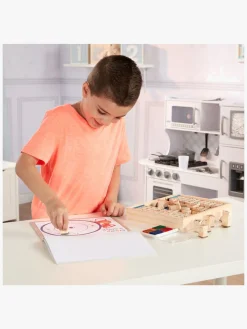 MelissaDoug Kreativt Legetøj-Melissa & Doug Træstempelsæt ABC 123