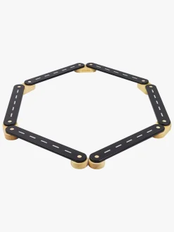 Motorisk Legetøj|Meowbaby Balancebane 6 Dele, Sort