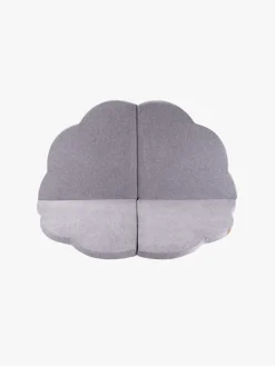 Interiør|Meowbaby Foam Sammenklappelig Legetæppe Velour 160x160, Lysegrå
