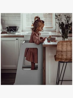 Børnemøbler|Meowbaby Læringstårn, Grå