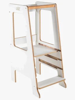 Børnemøbler|Meowbaby Læringstårn, Hvid