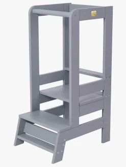 Børnemøbler|Meowbaby Læringstårn, Mørkegrå