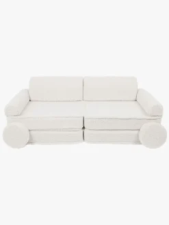 Børnemøbler|Meowbaby Play Bearly Premium  Bygbar Sofa, Cremefarvet