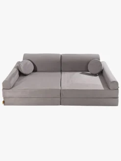 Børn Meowbaby Børnemøbler-Play Premium Slimcord  Bygbar Sofa, Grå