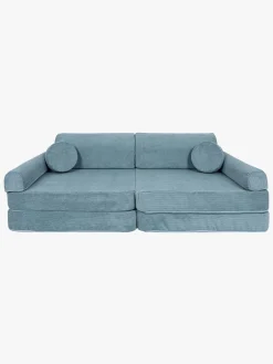 Børnemøbler|Meowbaby Play Slimcord  Bygbar Sofa, Turkis