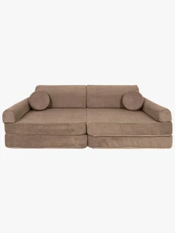 Børn Meowbaby Børnemøbler-Play Slimcord  Bygbar Sofa, Brun